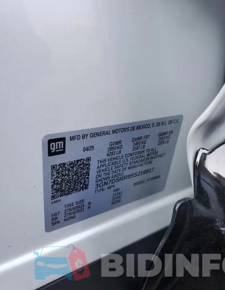 3GN7DSRR9SS216917 Photo# 12