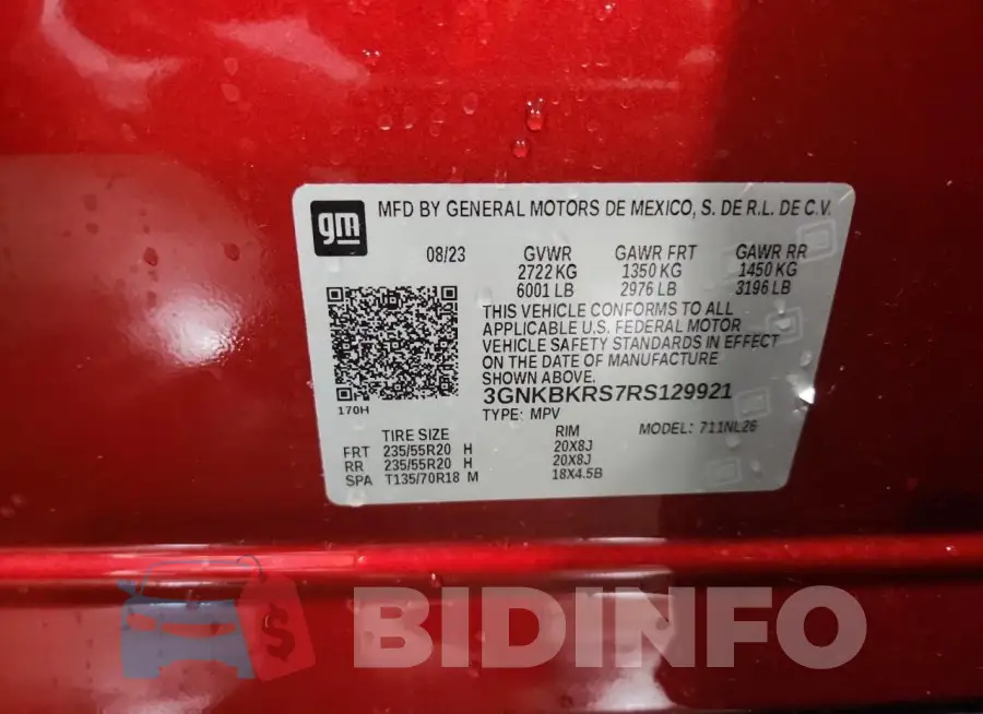 3GNKBKRS7RS129921 Photo# 14