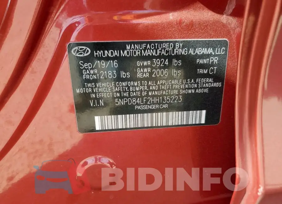 5NPD84LF2HH135223 Photo# 13