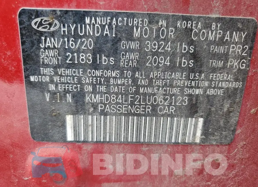 KMHD84LF2LU062123 Photo# 13