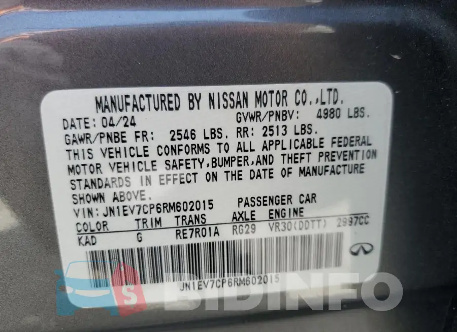 JN1EV7CP6RM602015 Photo# 13