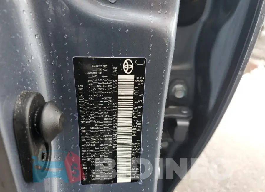 5YFB4MDE9SP249142 Photo# 12