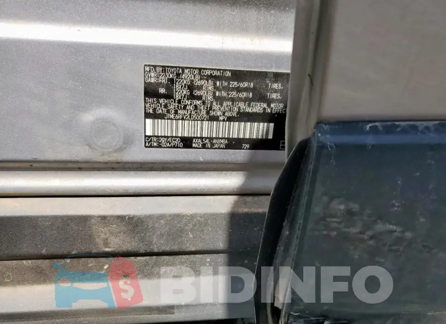 JTME6RFV2LD500721 Photo# 13