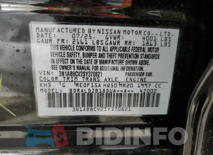 3N1AB8CV2SY370821 Photo# 12