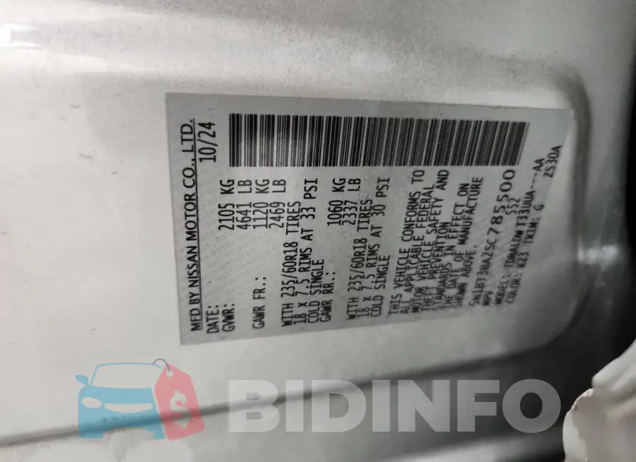 5N1BT3BA2SC785500 Photo# 14