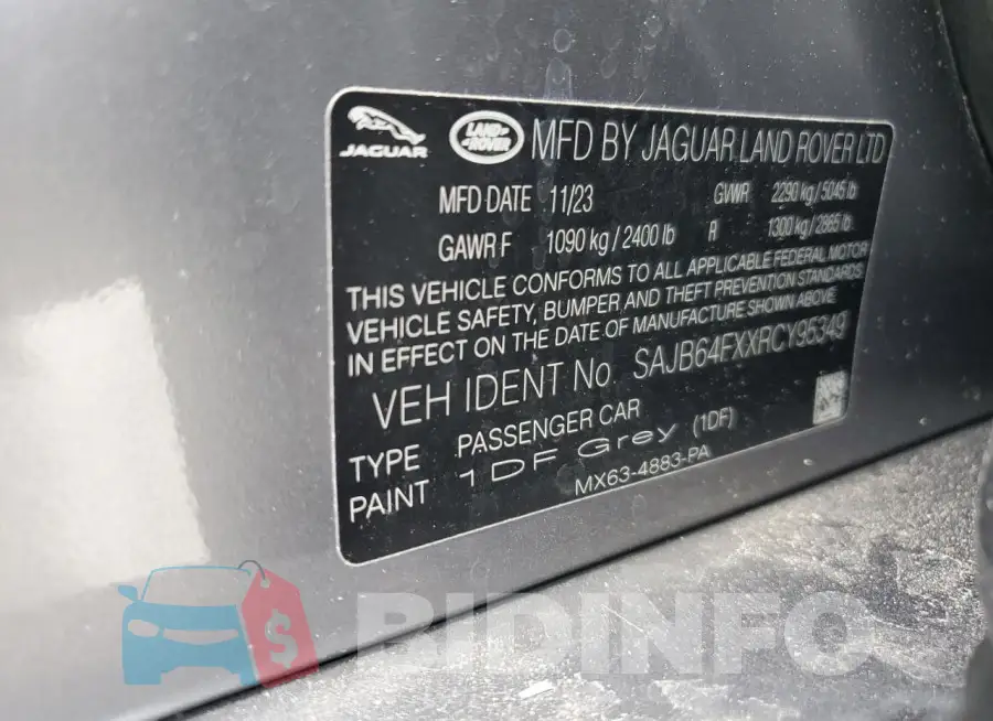 SAJB64FXXRCY95349 Photo# 13