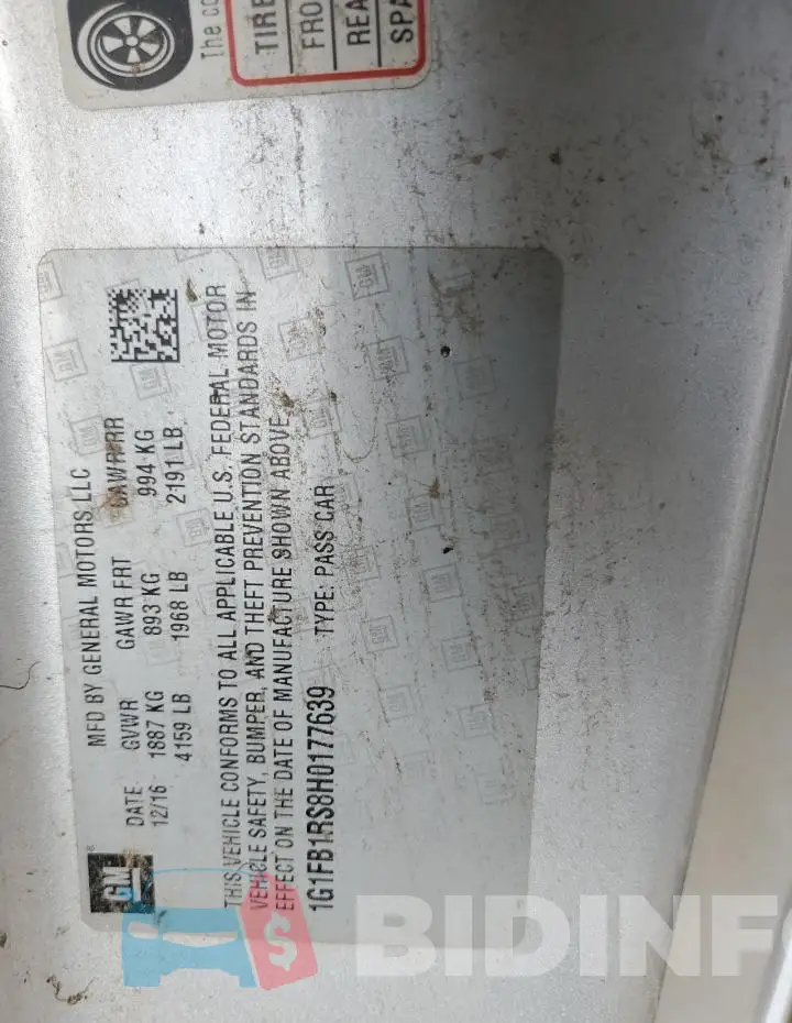 1G1FB1RS8H0177639 Photo# 12