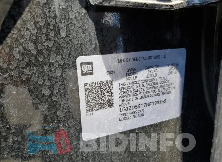 1G1ZD5ST7RF190155 Photo# 12