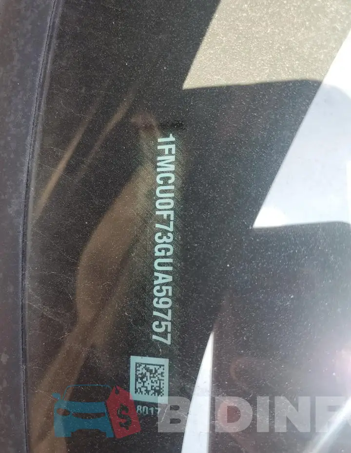 1FMCU0F73GUA59757 Photo# 13
