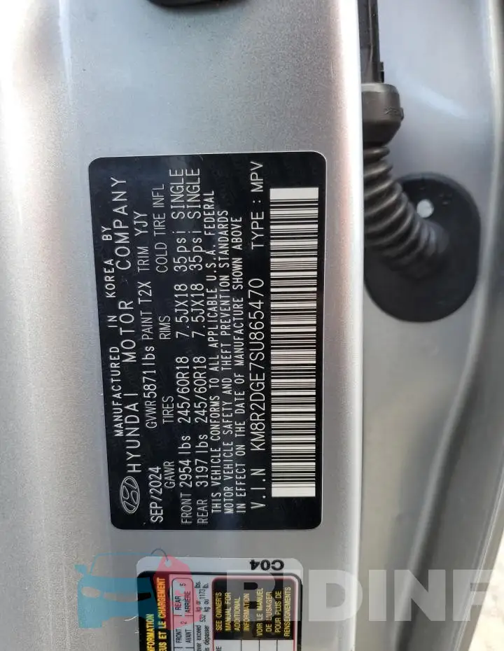 KM8R2DGE7SU865470 Photo# 14