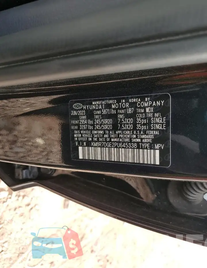KM8R7DGE2PU645338 Photo# 13