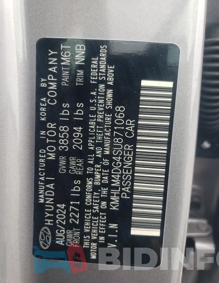 KMHLM4DG4SU871068 Photo# 12