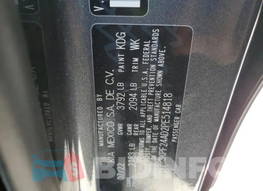 3KPF24AD2PE514818 Photo# 13