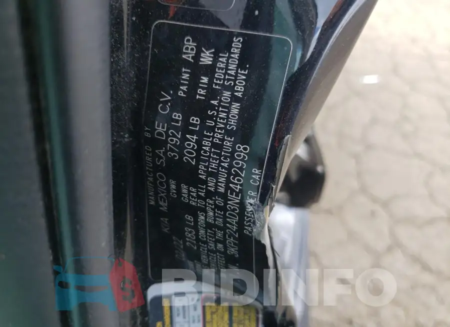 3KPF24AD3NE462998 Photo# 12