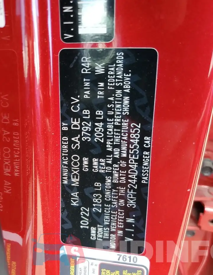 3KPF24AD4PE554852 Photo# 12