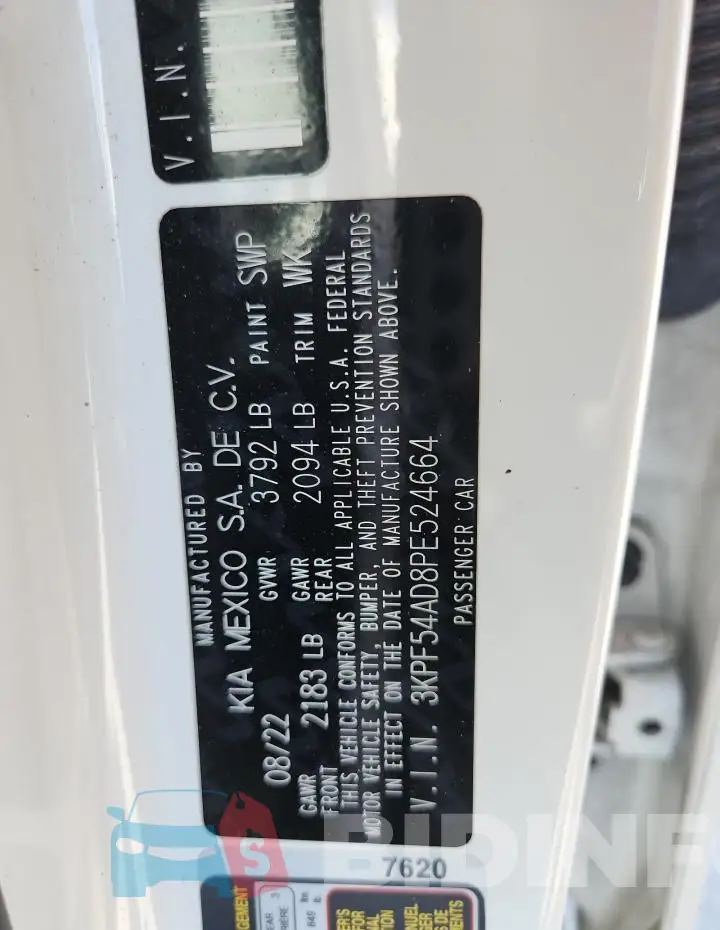 3KPF54AD8PE524664 Photo# 12