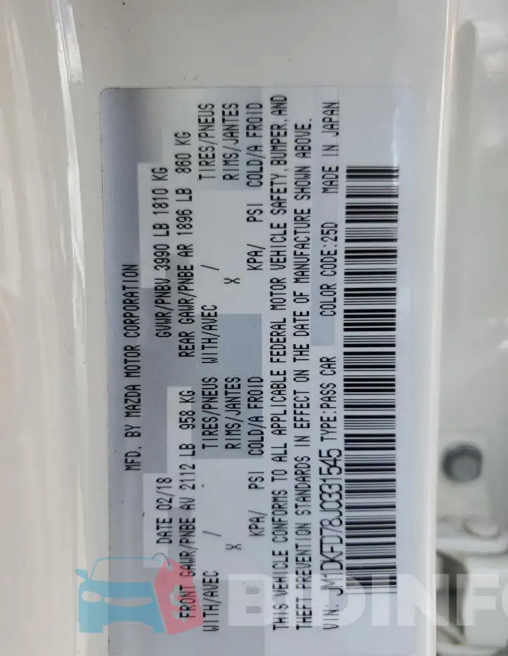 JM1DKFD78J0331545 Photo# 13