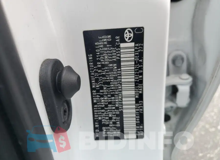 5YFEPMAEXNP298184 Photo# 12