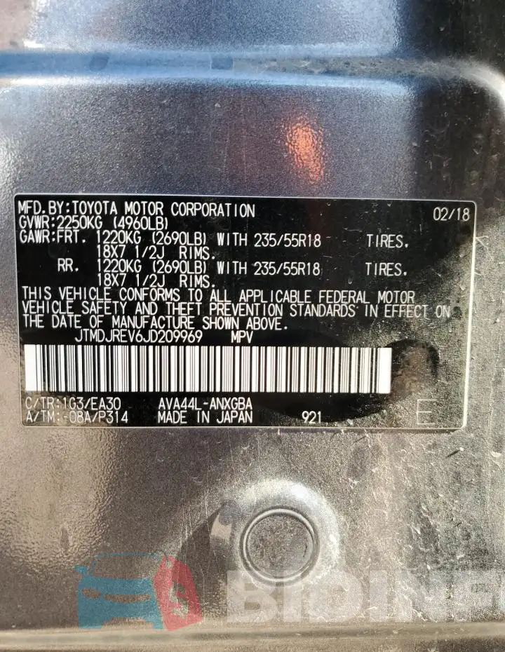 JTMDJREV6JD209969 Photo# 12