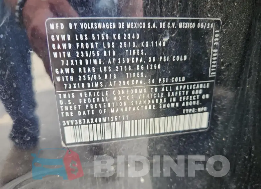 3VV3B7AX4RM125171 Photo# 13