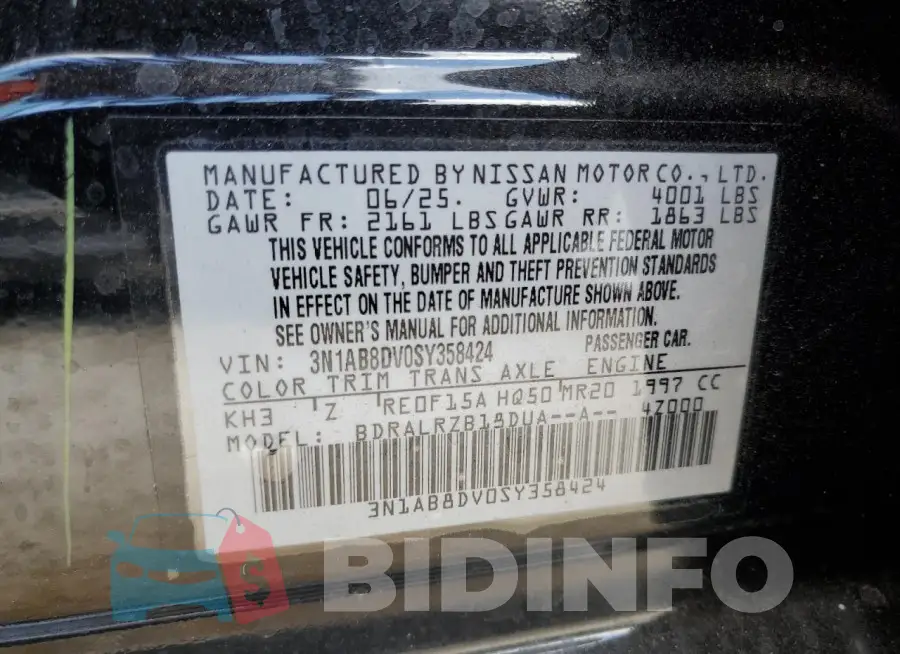 3N1AB8DV0SY358424 Photo# 12