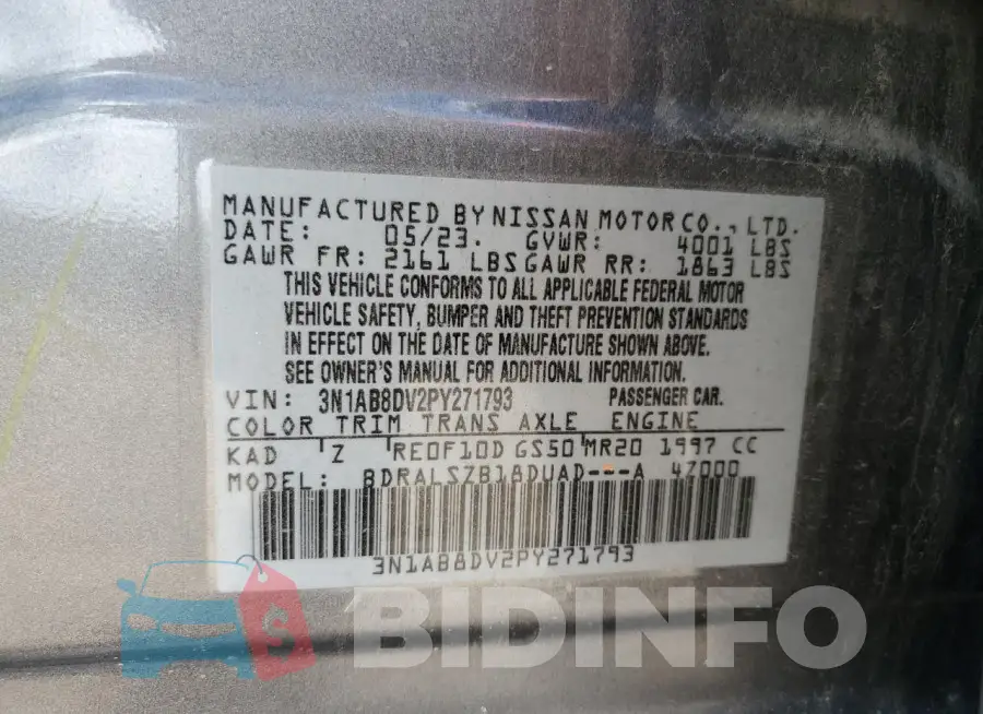 3N1AB8DV2PY271793 Photo# 12