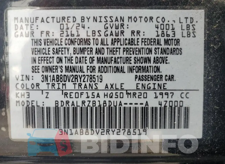 3N1AB8DV2RY278519 Photo# 12