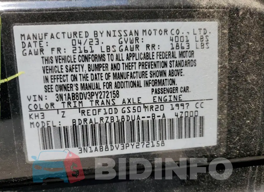 3N1AB8DV3PY272158 Photo# 12
