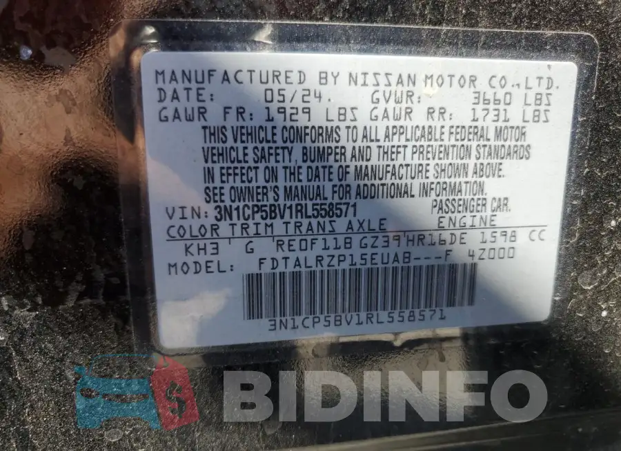 3N1CP5BV1RL558571 Photo# 12
