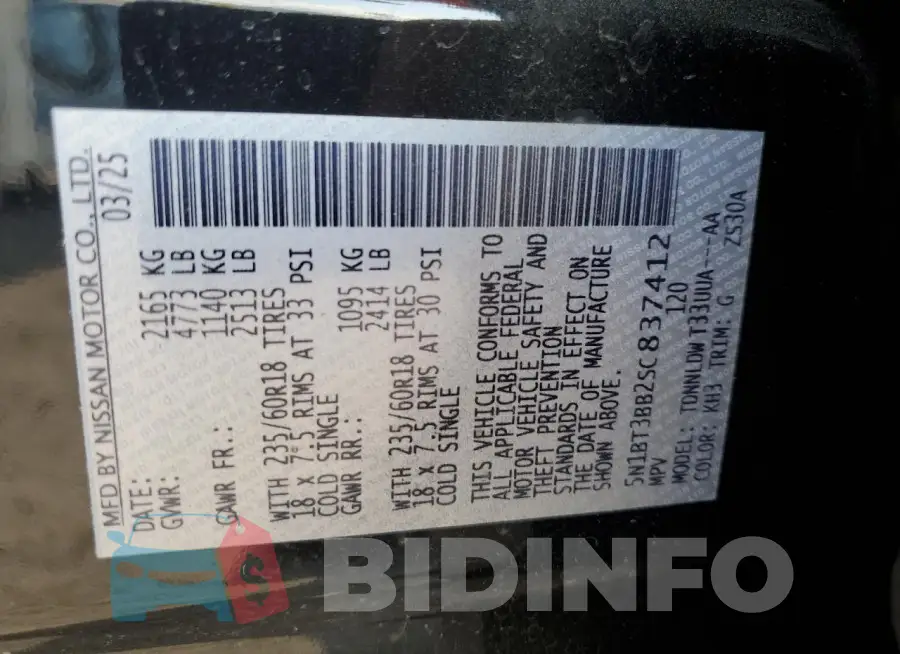 5N1BT3BB2SC837412 Photo# 13