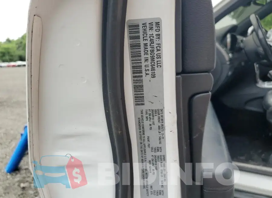 1C4RJFBG9MC646109 Photo# 13