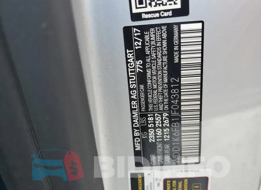 WDD1K6FB1JF043812 Photo# 12
