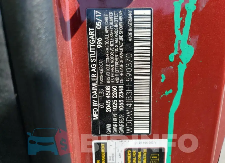 WDDWJ4JB3HF590370 Photo# 13