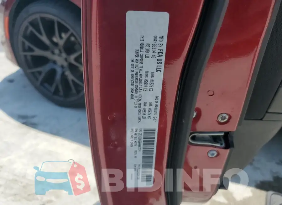 2C3CDXHG6HH667274 Photo# 13