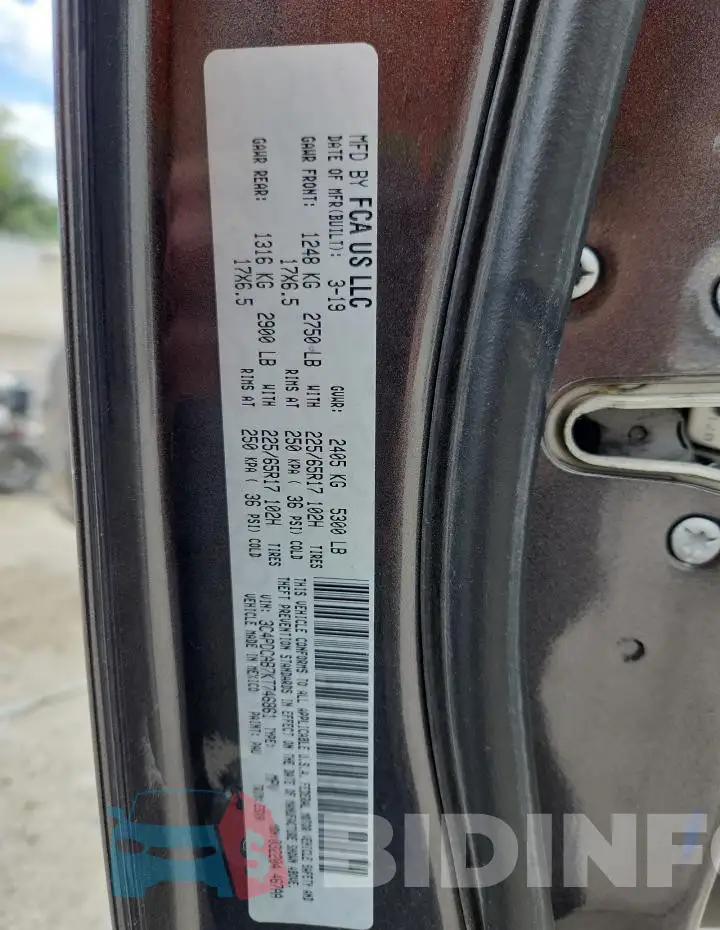 3C4PDCAB7KT746861 Photo# 12