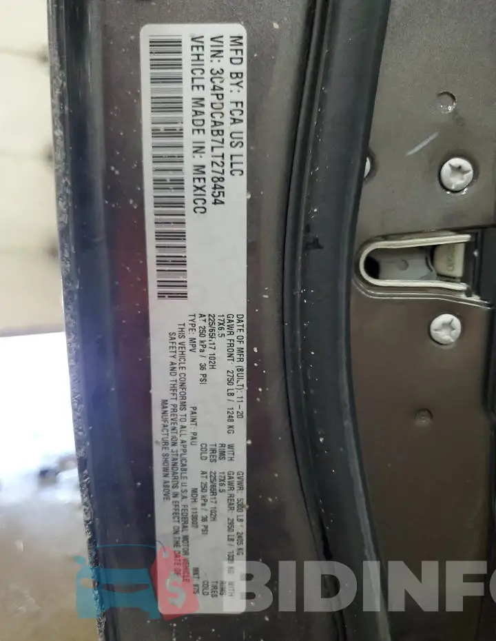 3C4PDCAB7LT278454 Photo# 13