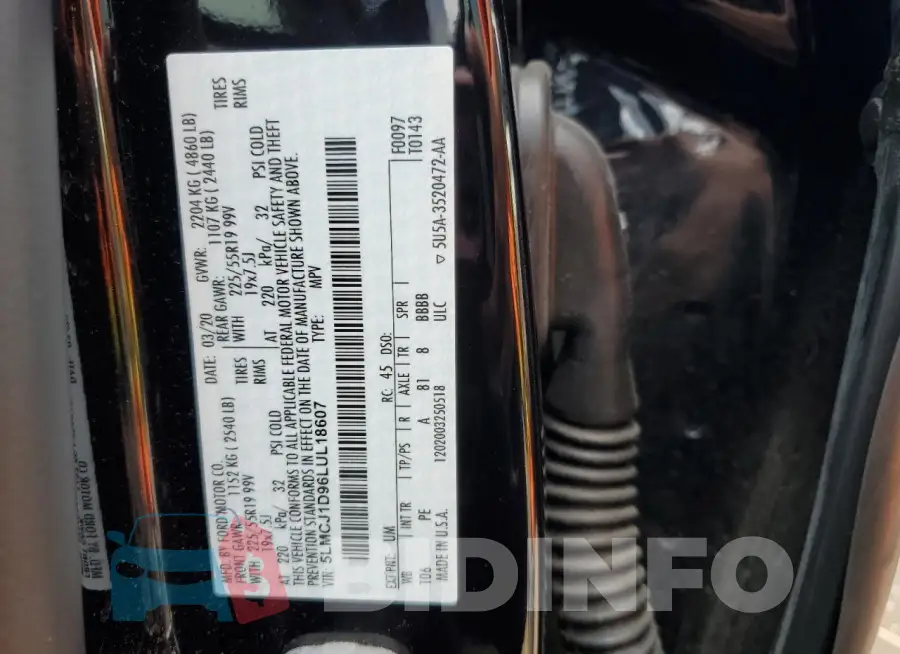5LMCJ1D96LUL18607 Photo# 13