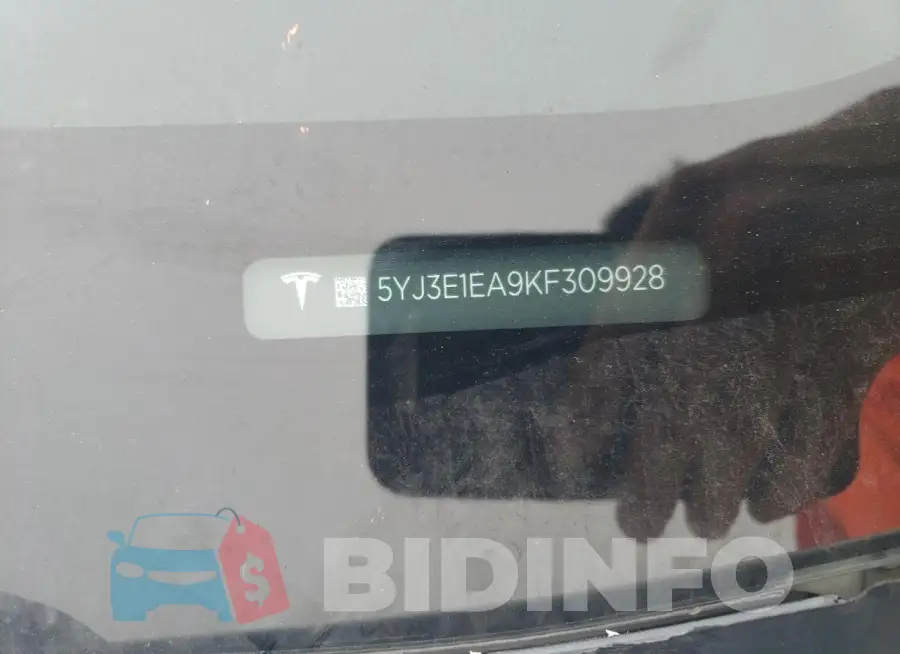 5YJ3E1EA9KF309928 Photo# 12