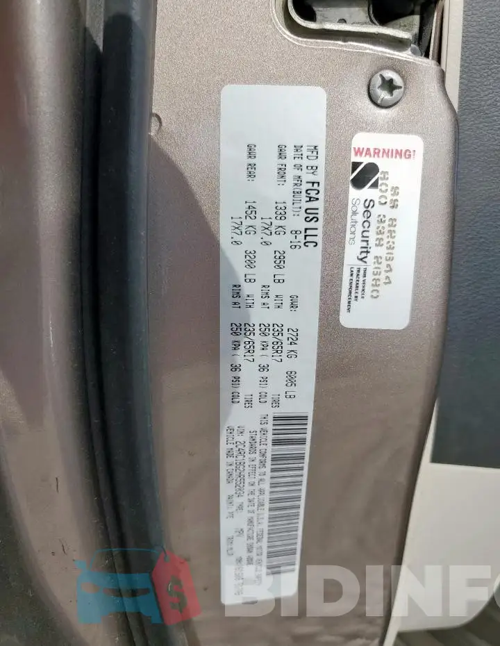 2C4RC1BG2HR552034 Photo# 13