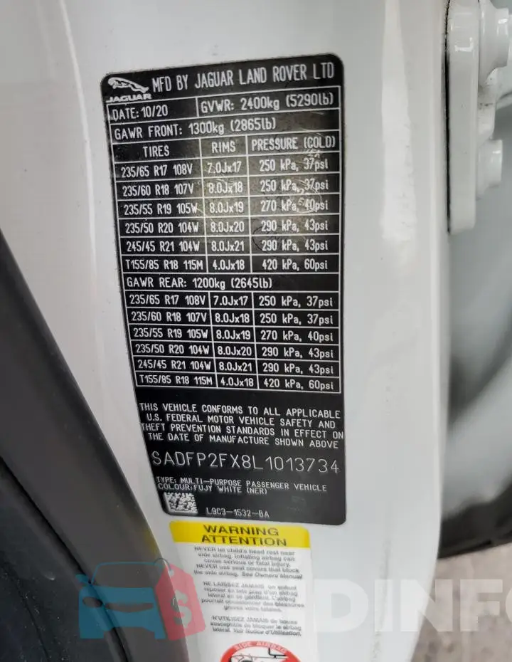 SADFP2FX8L1013734 Photo# 13
