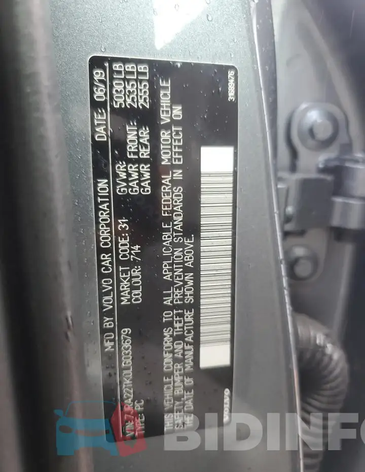 7JRA22TK0LG033679 Photo# 12