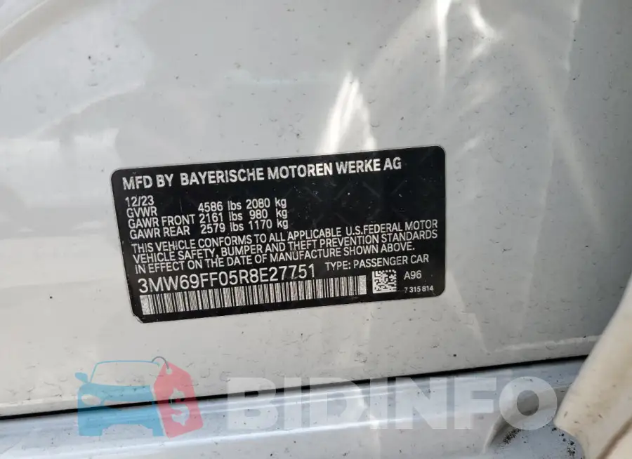 3MW69FF05R8E27751 Photo# 12