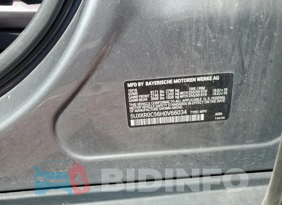 5UXKR0C56H0V66034 Photo# 12