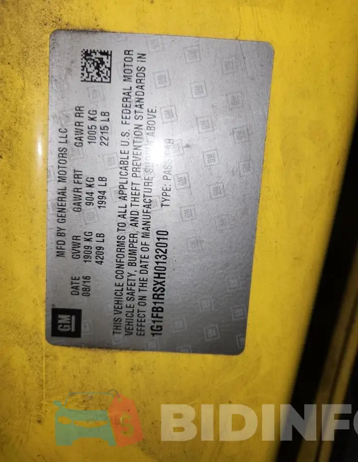 1G1FB1RSXH0132010 Photo# 12