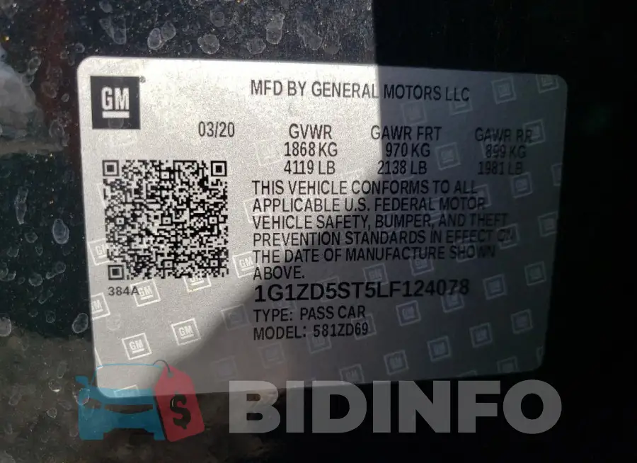 1G1ZD5ST5LF124078 Photo# 12