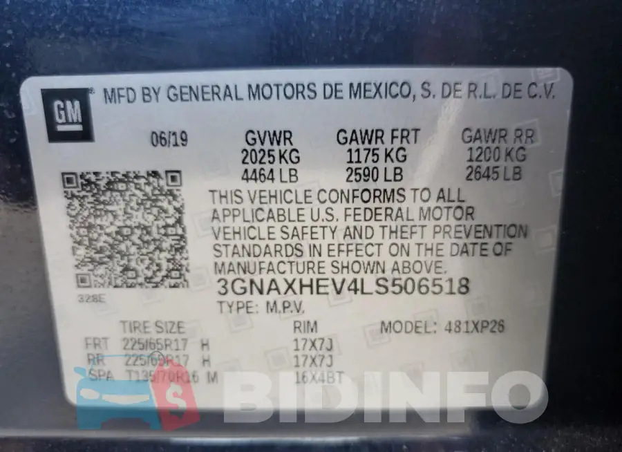 3GNAXHEV4LS506518 Photo# 13