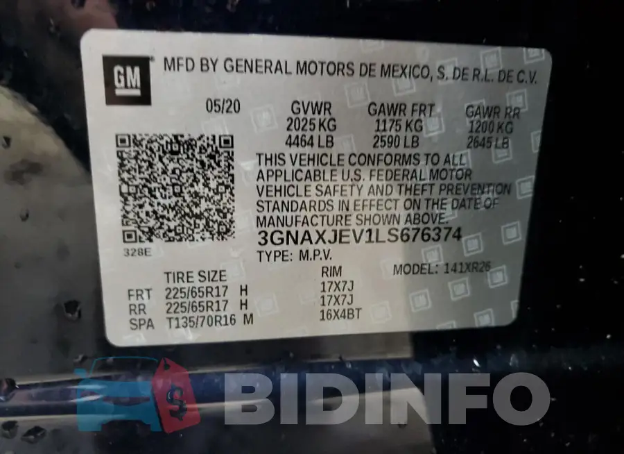 3GNAXJEV1LS676374 Photo# 13
