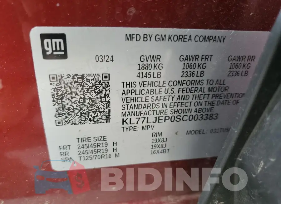 KL77LJEP0SC003383 Photo# 13