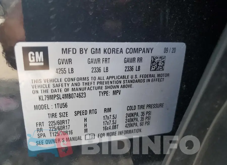 KL79MPSL4MB074623 Photo# 14
