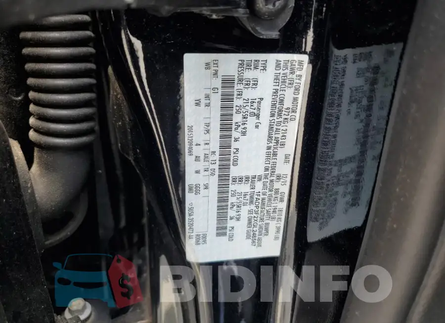 1FADP3F2XGL248567 Photo# 12